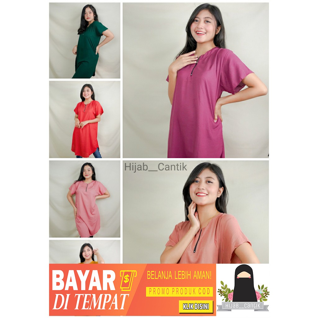 Daster Rayon | Baju Daster | Daster Midi | Baju Daster Wanita | Baju tidur polos