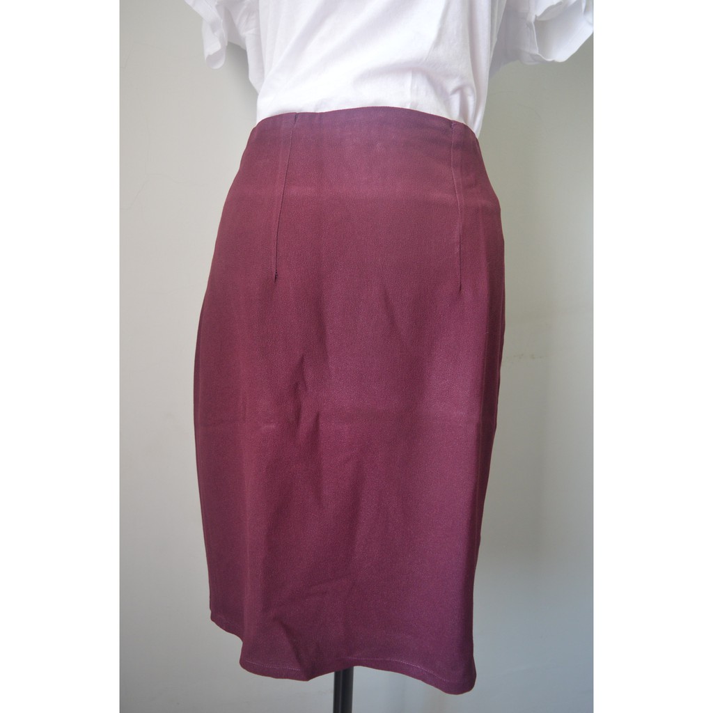 

preloved rok pensil warna merah dan pink