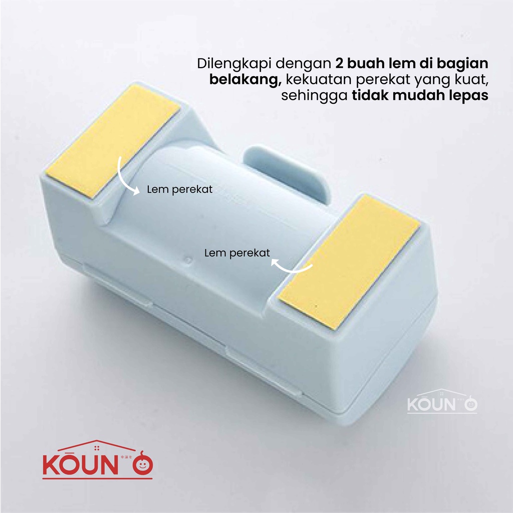 Kotak Tempat Penyimpanan Kantong Plastik Sampah Gulungan Roll Perlengkapan Rumah Plastic Storage Box