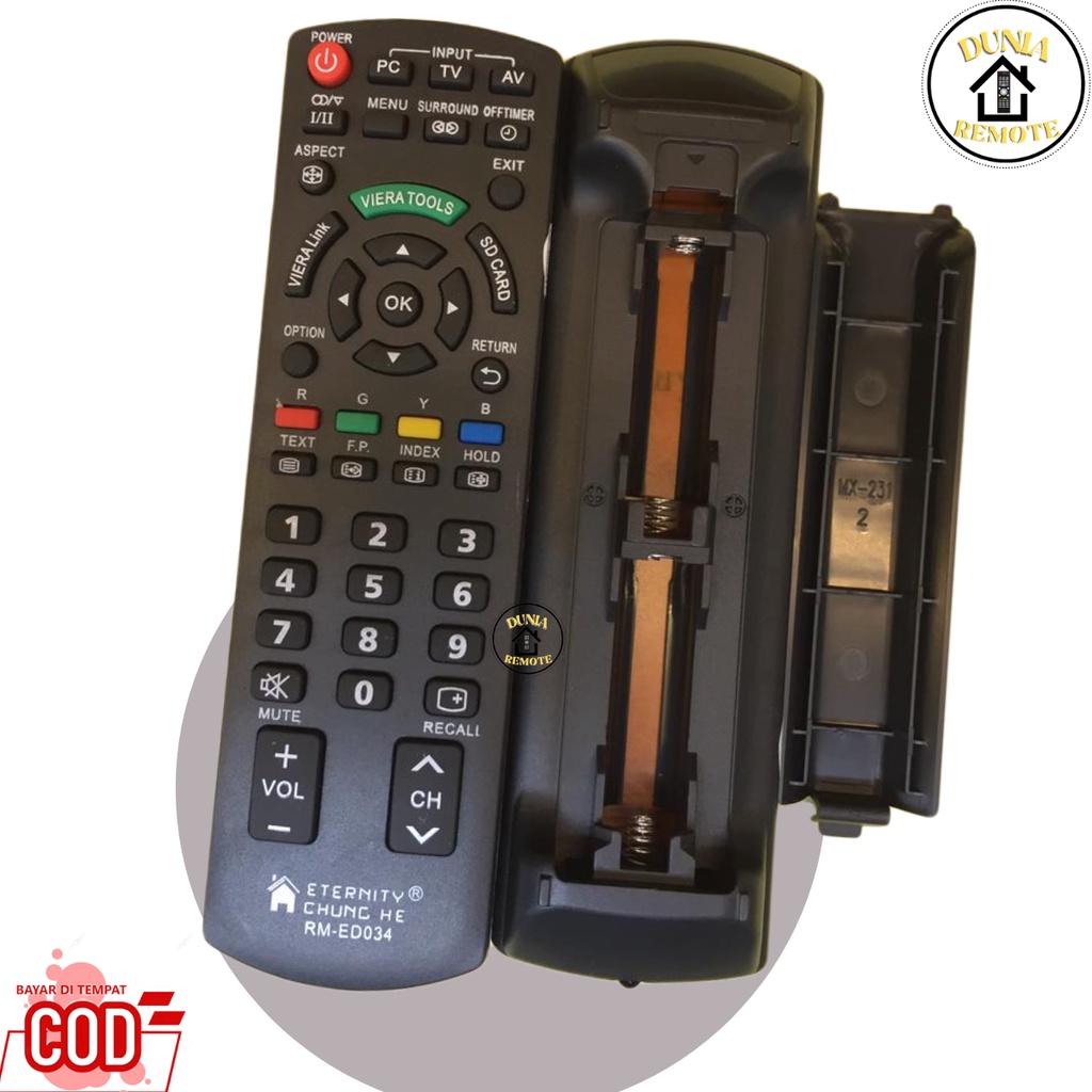 Remot Remote TV PANASONI Smart LED LCD youtube netflix Android series