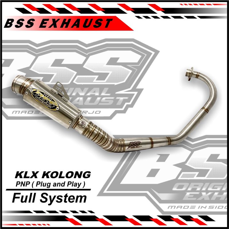 Knalpot BSS KLX Kolong Inlet 50 Original BSS