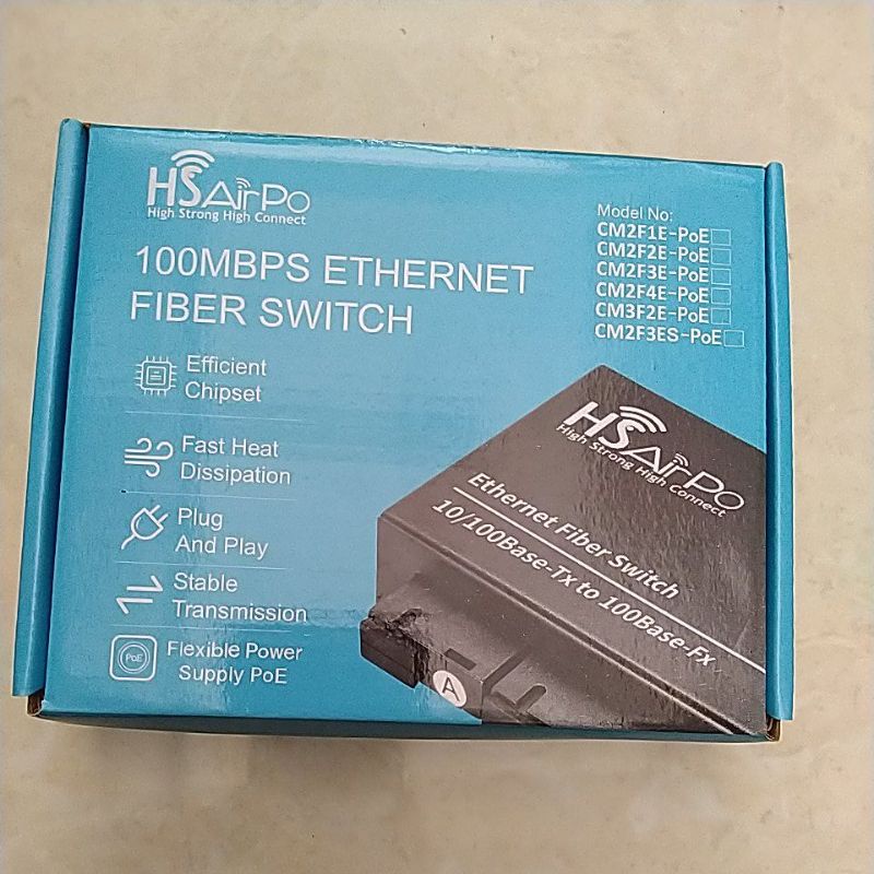 MEDIA CONVERTER 3FO 3LAN HS AIRPO