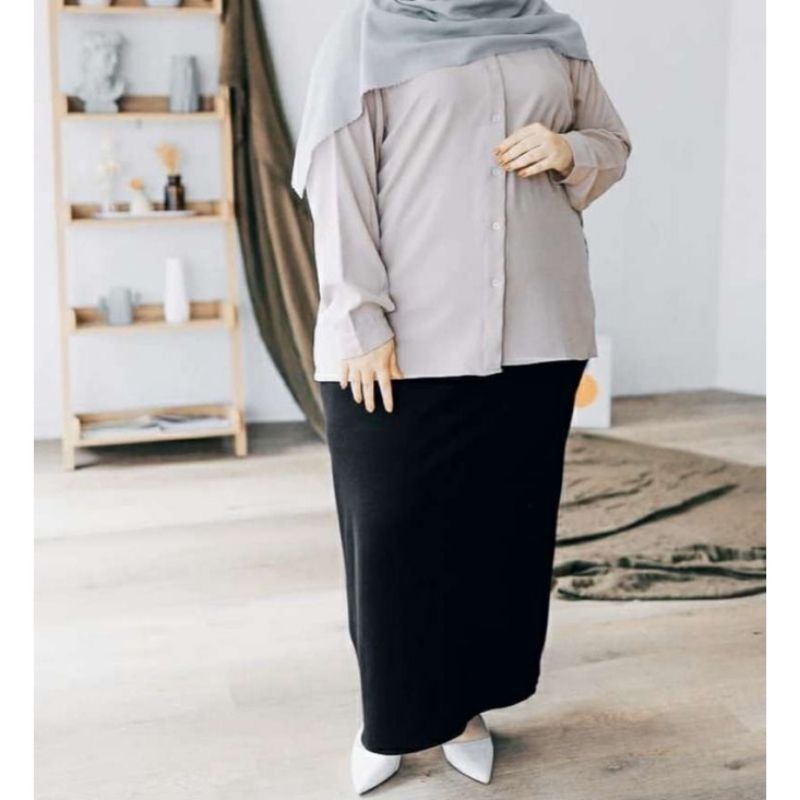 Aulia - Rok Span Scuba Jumbo//Rok Span Scuba Jumbo Ukuran XXL-XXXL