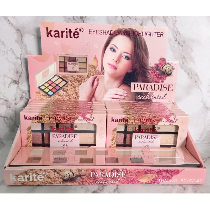 EYESEDOW &amp; HIGHLIGHTER KARITE PARADISE 1LUSIN 12PCS NO.87152-47