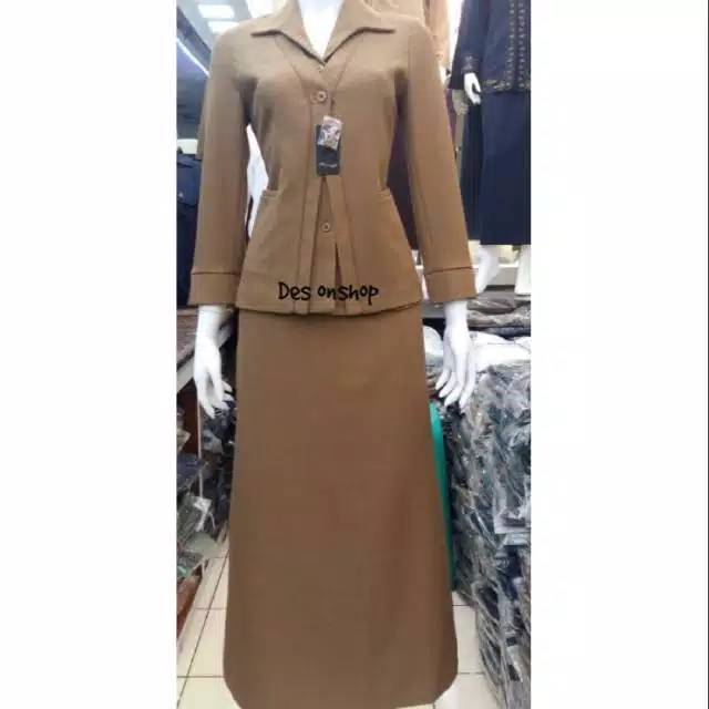 Baju kerja/blazer pns/pemda warna tua rok A