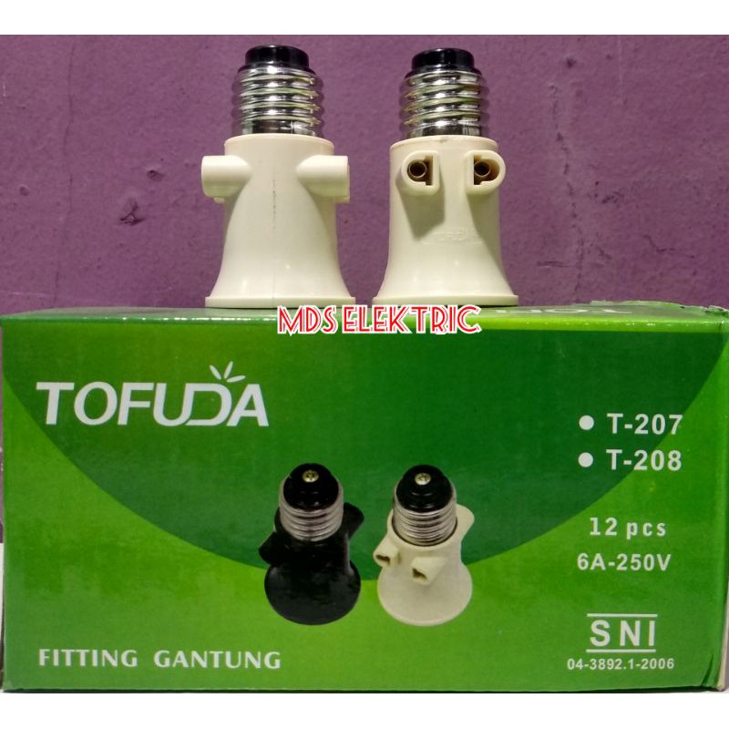 Fitting Lampu Gantung Kombinasi TOFUDA  / Rumah lampu gantung