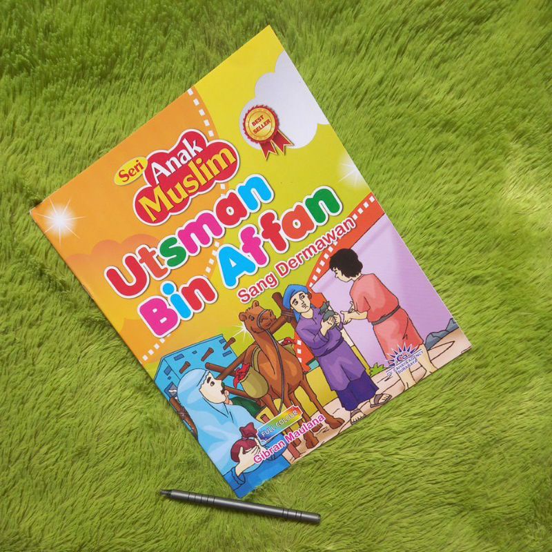 ORIGINAL BUKU SERI ANAK MUSLIM UTSMAN BIN AFFAN FULL COLOUR