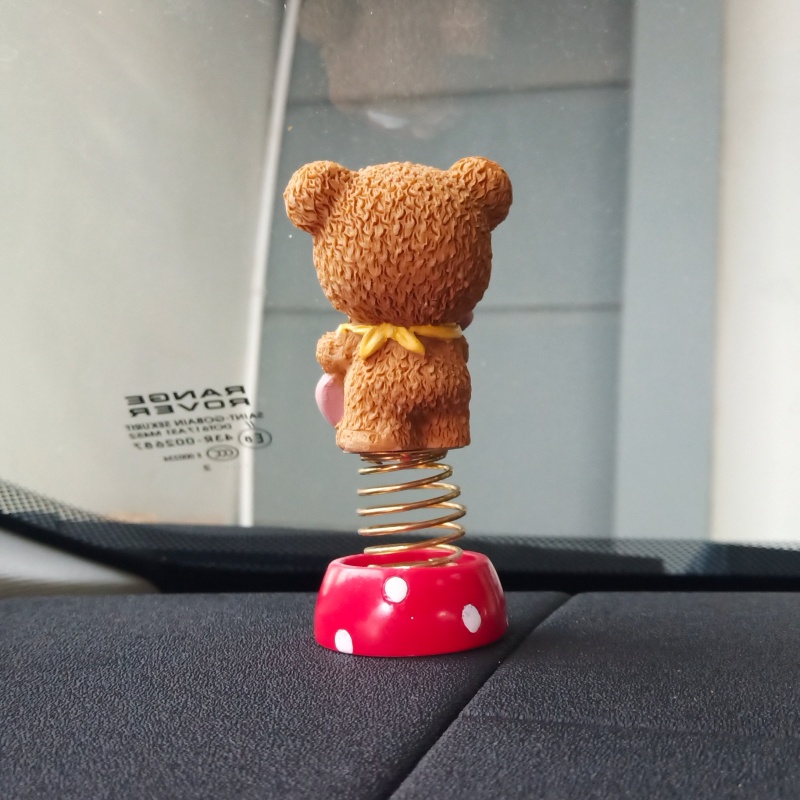 Pajangan Mobil MUSICAL TEDDY BEAR Monk Goyang - goyang Coil Series 4 in 1