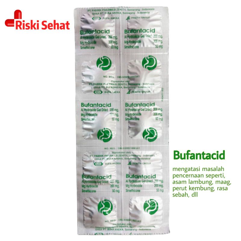BUFANTACID TABLET - OBAT MAAG ASAM LAMBUNG