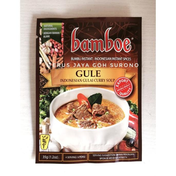 

Bamboe Gule Bumbu Instant Gulai Curry Soup