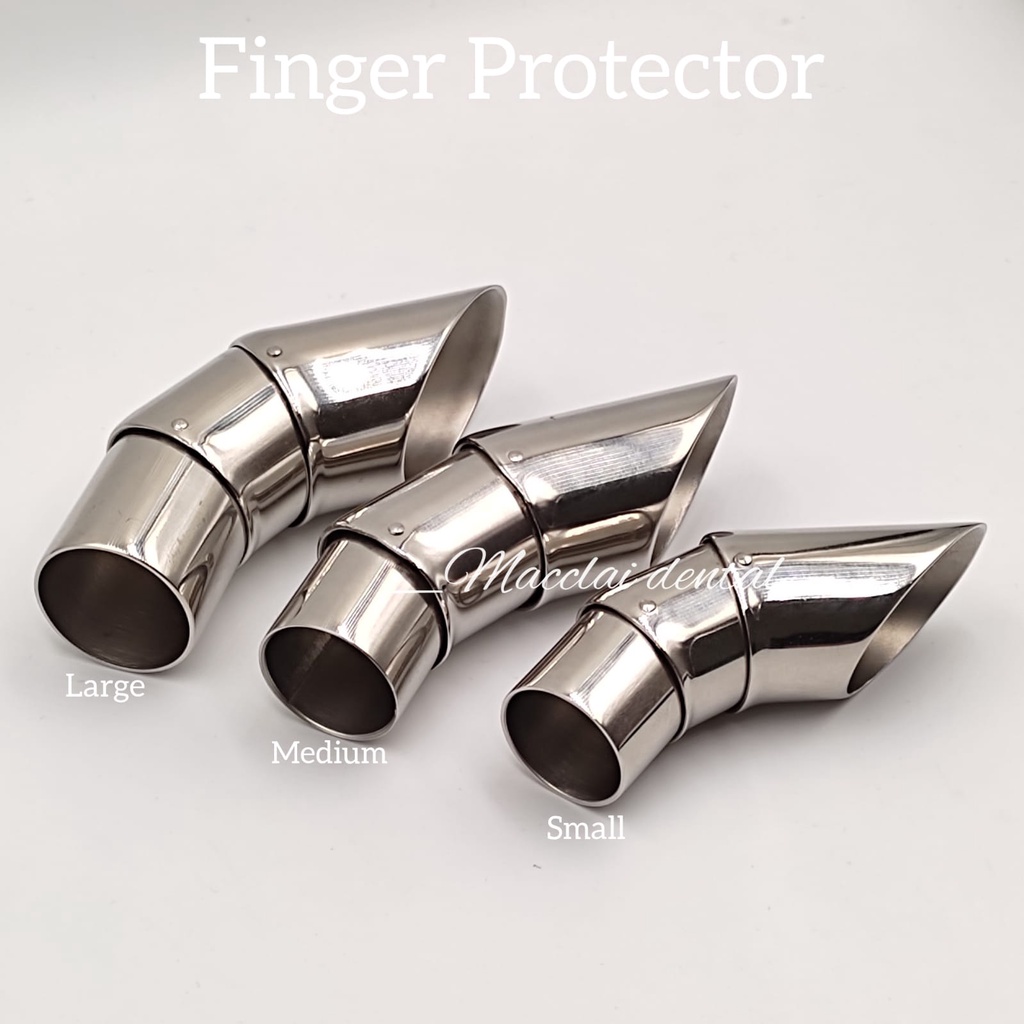 DENTAL FINGER PROTECTOR / PELINDUNG JARI DOKTER STAINLESS STEEL