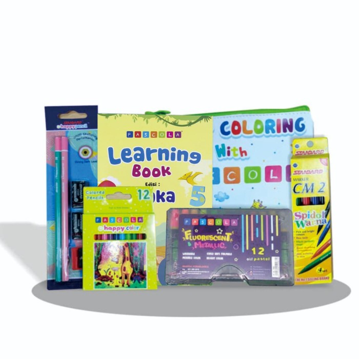 

(BISA COD) PAKET MEWARNAI 2 - COLORING PASCOLA