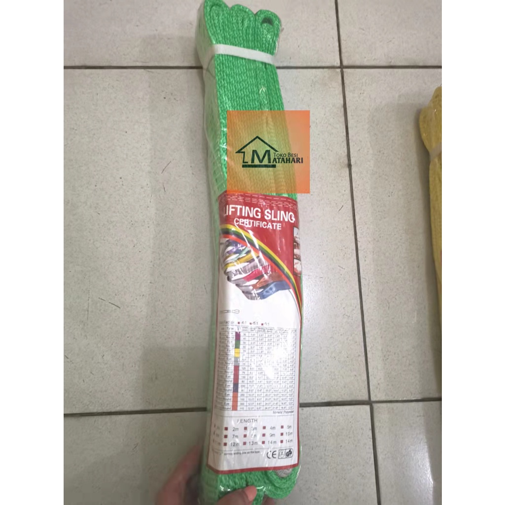 Webbing Sling/ Tali angkat barang/ Lifting sling/ Tali webbing 2Ton