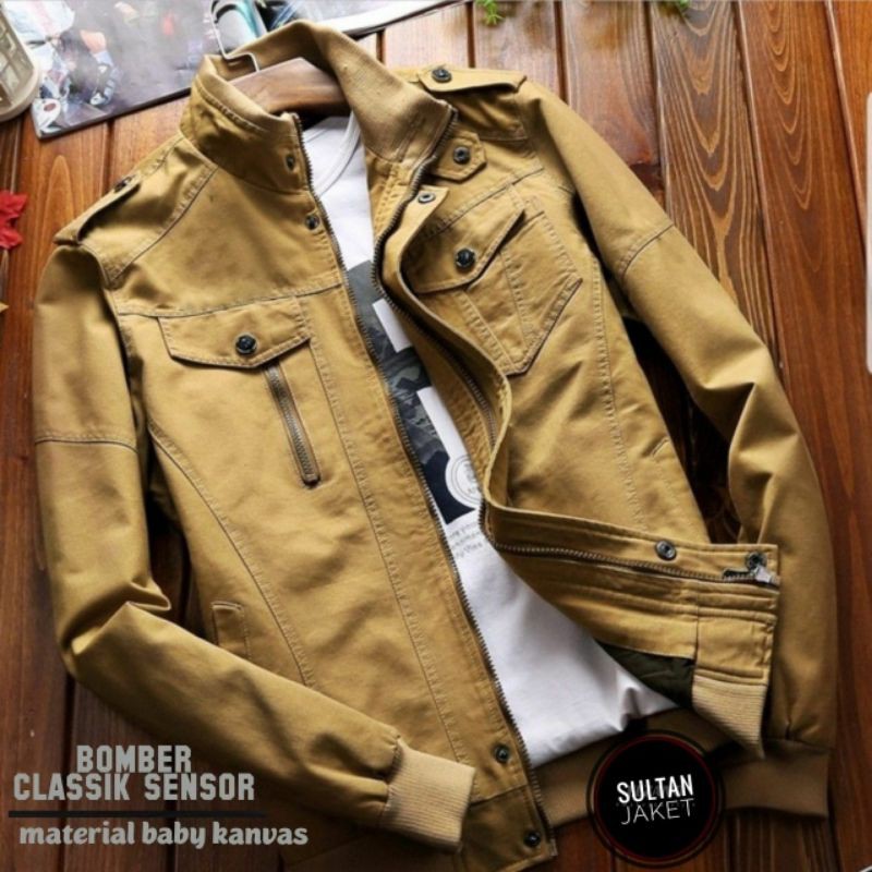 CLASIC BOMBER || JAKET BOMBER PRIA #CB