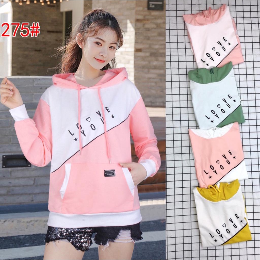 Hoodie Remaja Kekinian 275 / Sweeter Hoodie Wanita Korea Masa Kini / Sweeter Hoodie Casual