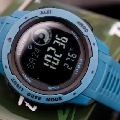 Jam Tangan Pria Digitec Outdoor Digital DS 8100 ALTIMETER BAROMETER COMPASS WATERPROOF