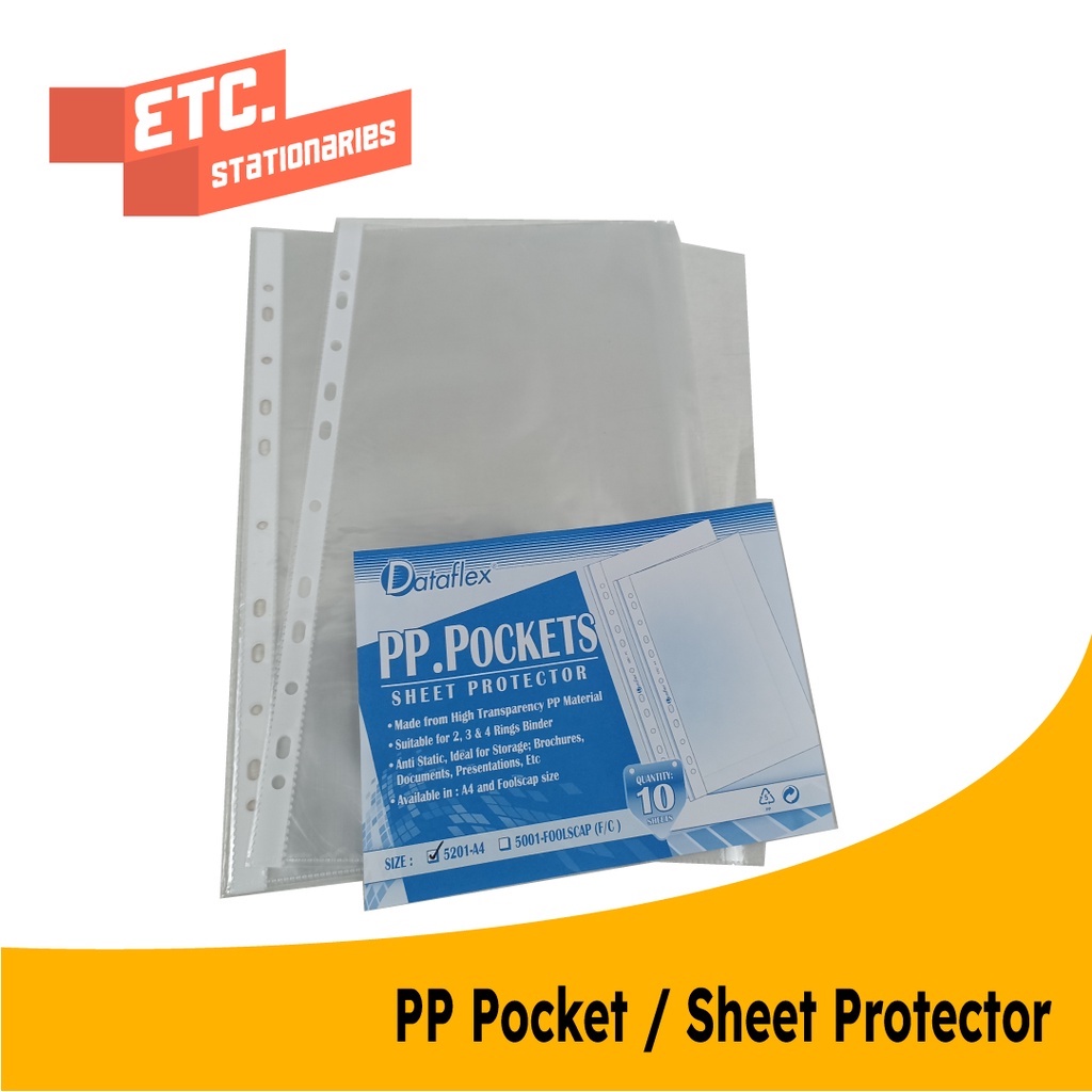 

Dataflex PP Pocket / Sheet Protector A4 DF-741