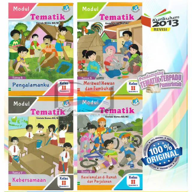 Paket LKS / Modul Tematik Kelas 2 SD Semester 2 Kurikulum 2013