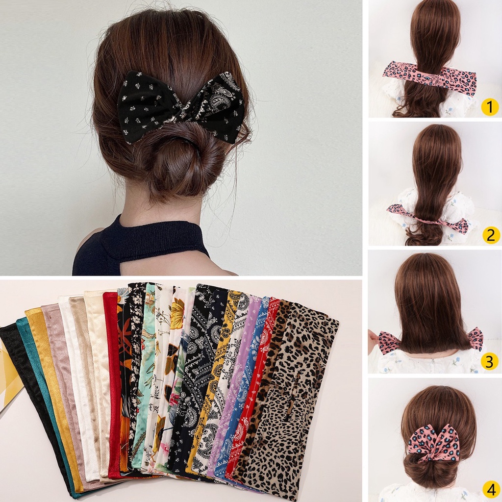 ❤GTB❤ Magic Hair Bun Maker Hairdini Pita Donut Styling Bands Donat Sanggul Cepol Ribbon Magic Hair Roll Gulungan Rambut Kawat ala korea A066