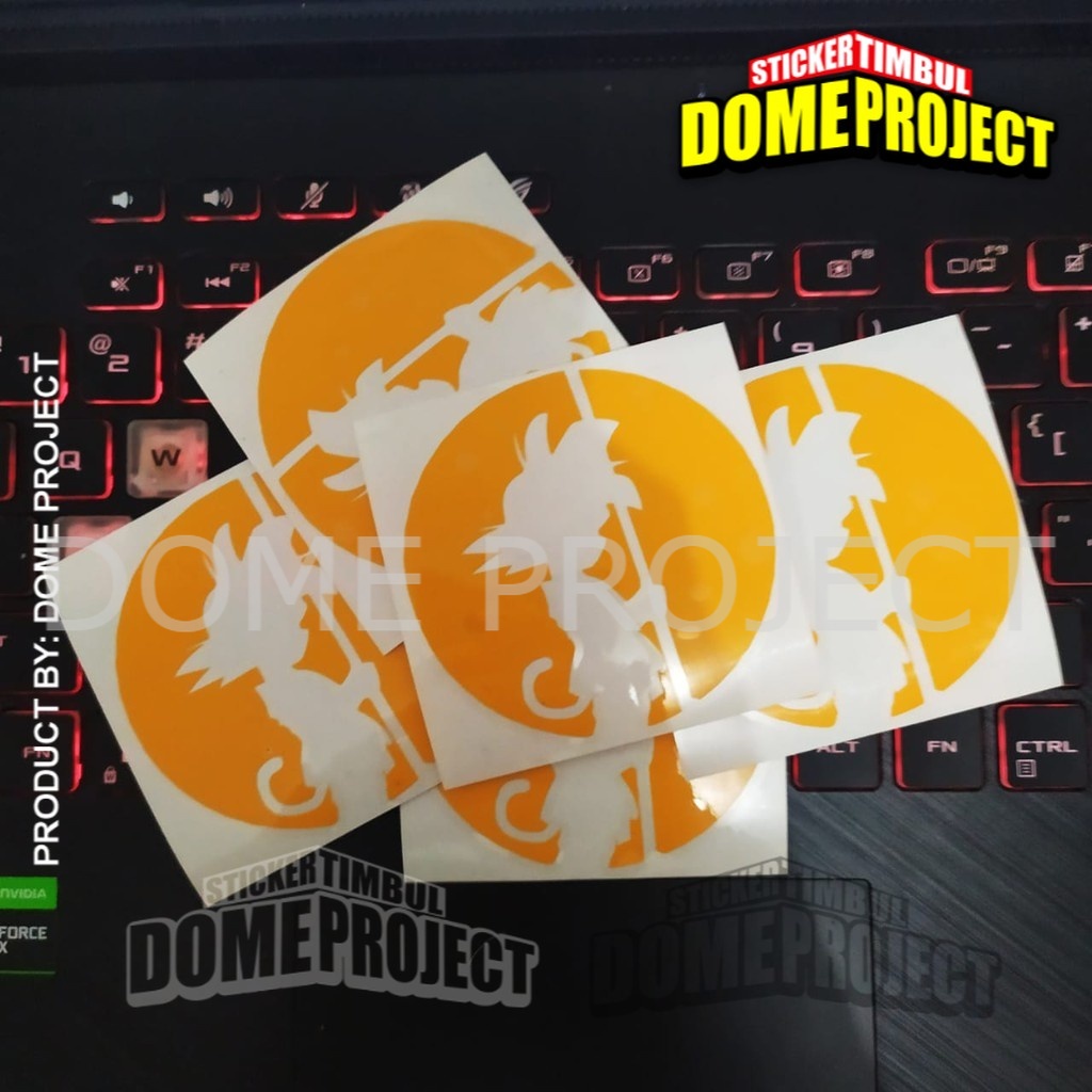 LITTLE GOKU STIKER CUTTING STIKER AESTHETIC STIKER AKSESORIS SEPEDA MOTOR