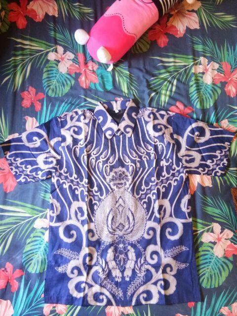 Kamandanu Blue Kemeja Batik Pria Lengan Pendek Batik Pria Lengan Pendek Kemeja Batik Pria By Anjani