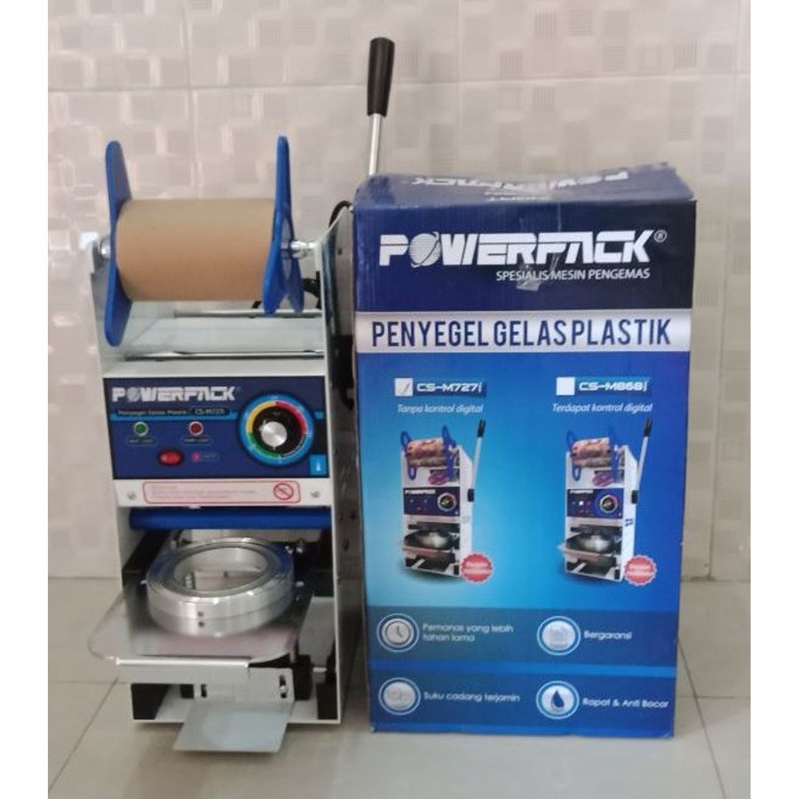 Cup Sealer / Mesin penyegel Plastik PowerPack CS - M727i