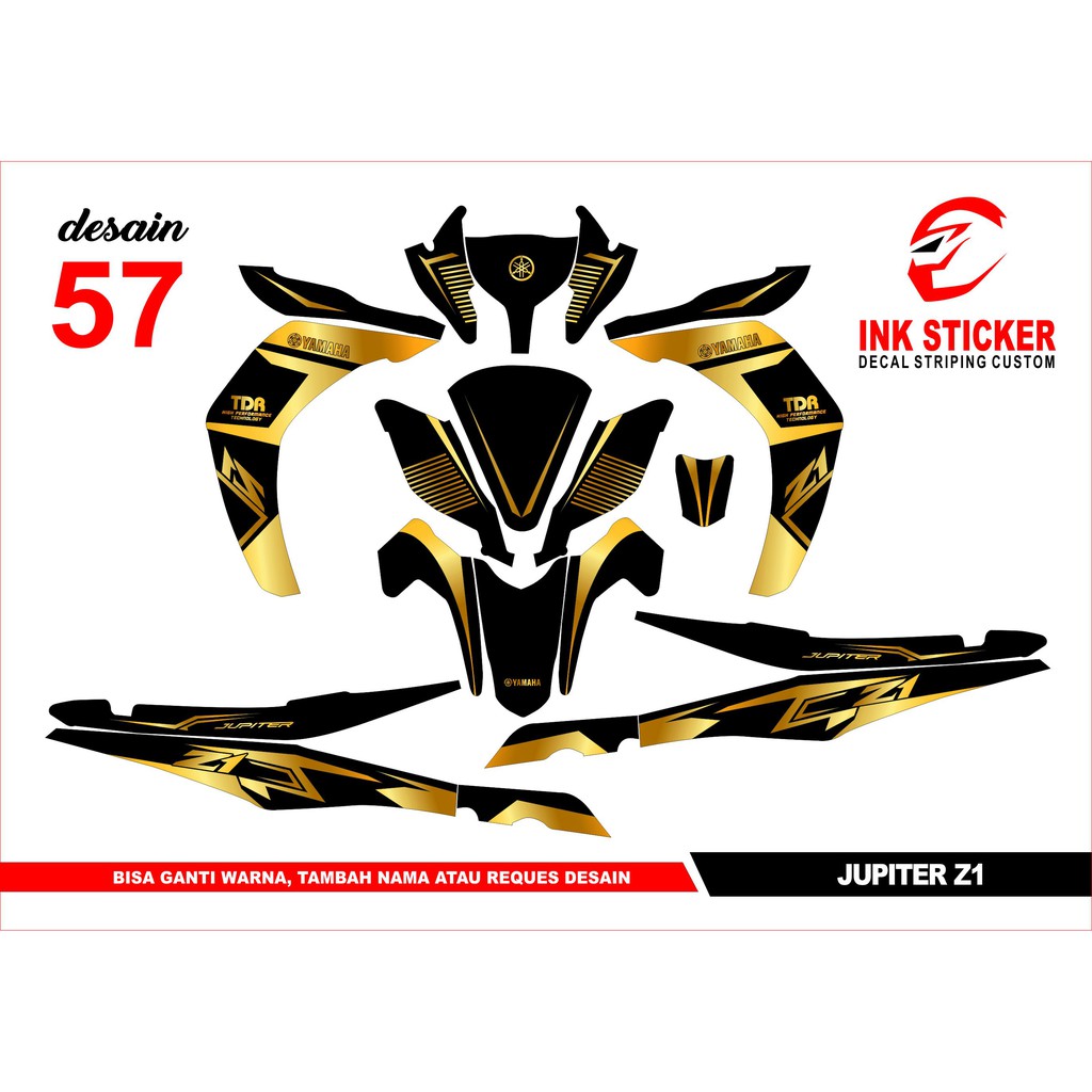 Sticker Decal Jupiter Z1 57 Fullbody