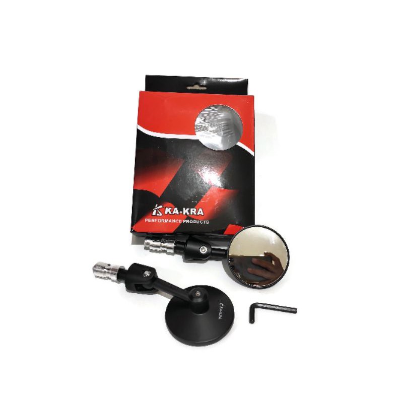 Spion Sepion Jalu Oval Bar End Mirror Motor Kaca Datar Biru Cnc Universal Nmax, Aerox, Pcx, Adv, Vario 125, Vario 150, Scoopy, Klx, Crf, Beat, Vixion, Satria fu Dll-OVAL v2 SILVER