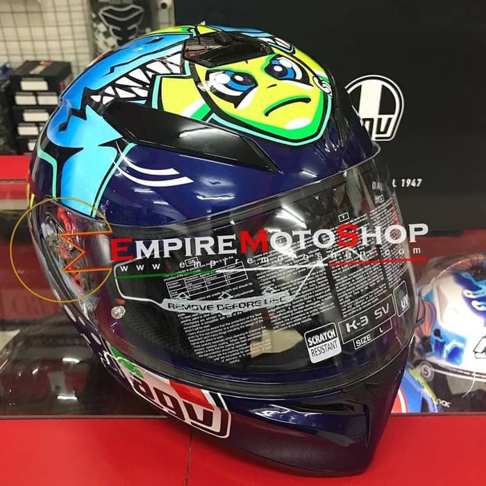 OFC Helm AGV K3SV Rossi Misano 2015 Via Via K3 SV Pinlock