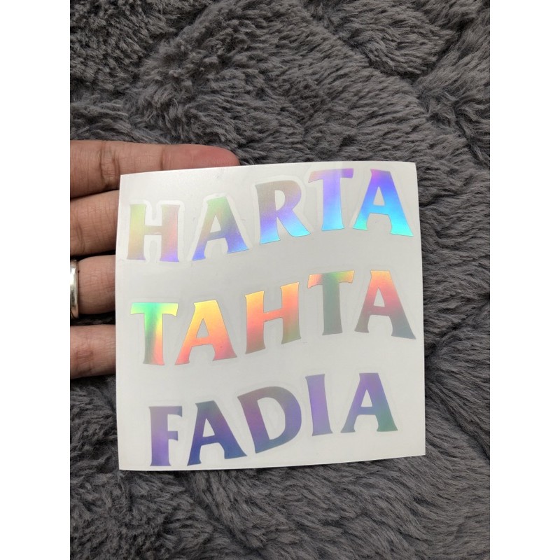 

Cutting sticker harta tahta Fadia