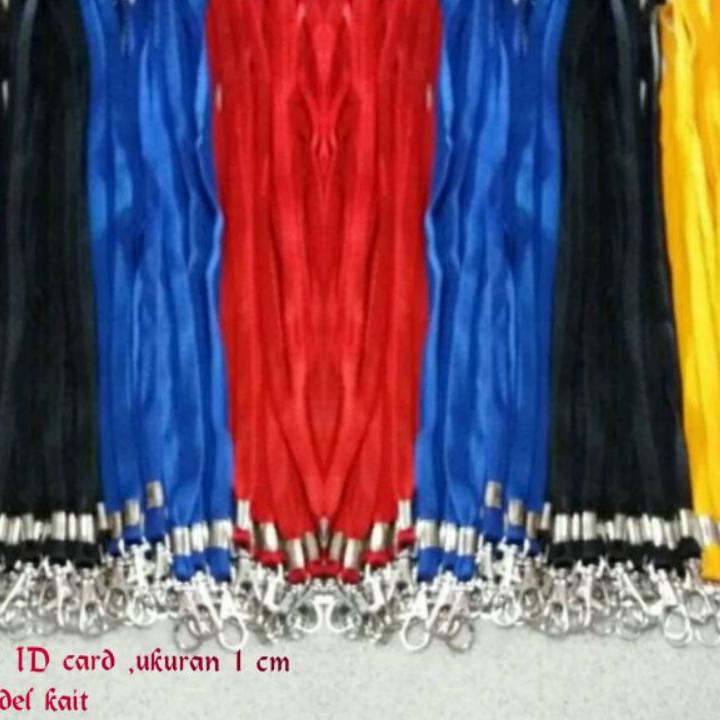 

Recomend tali ID card kait / tali ID buat kartu peserta,,,,1pak isi 100pcs 한