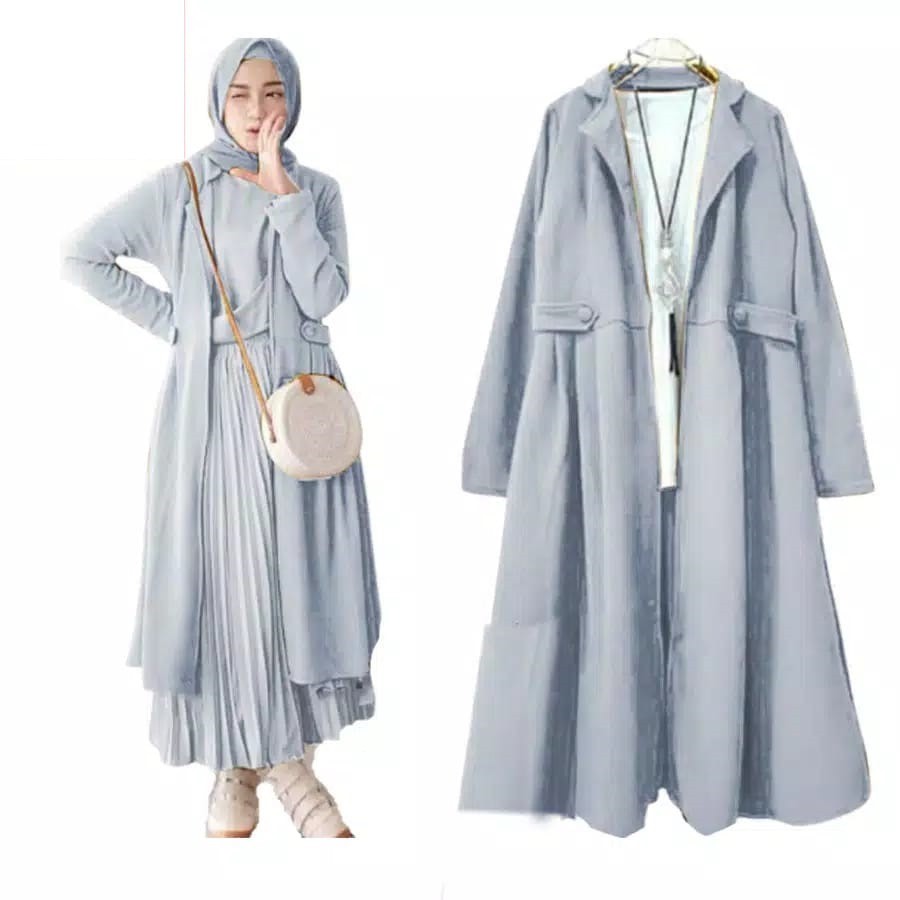 LONG CARDY RIFKA /CARDIGAN WANITA / CARDI WANITA / CARDIGAN  VIKA / CARDINGAN