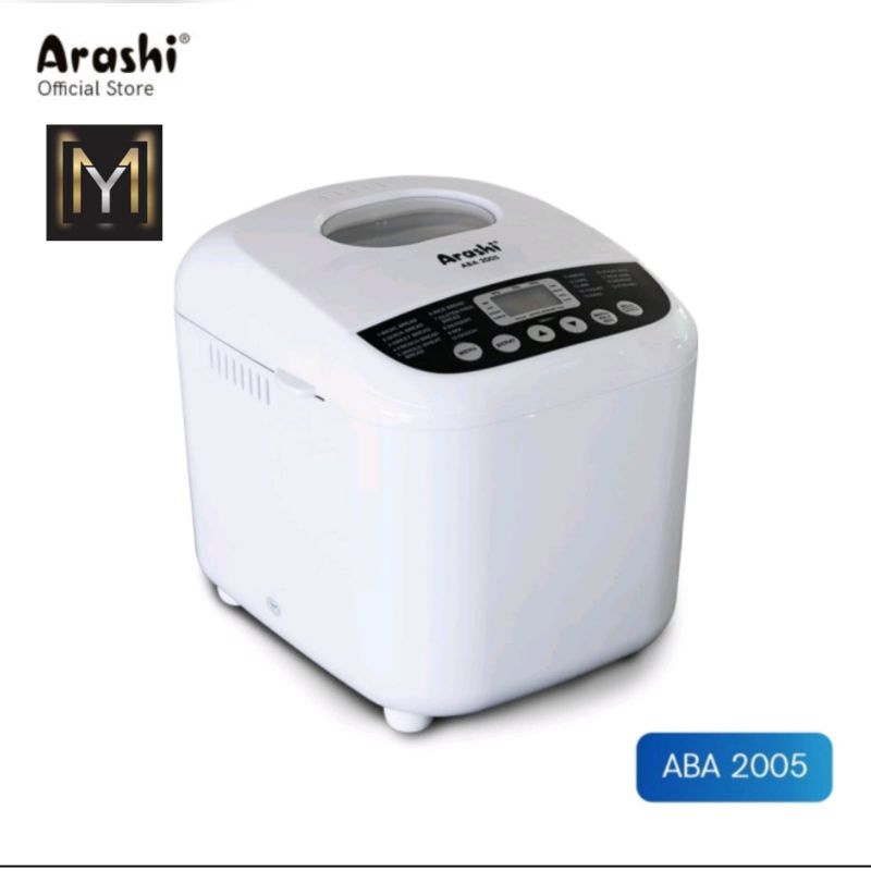 Arashi Digital Bread Maker ABA 2005 / Mesin Pembuat Roti Arashi ABA2005 GARANSI RESMI
