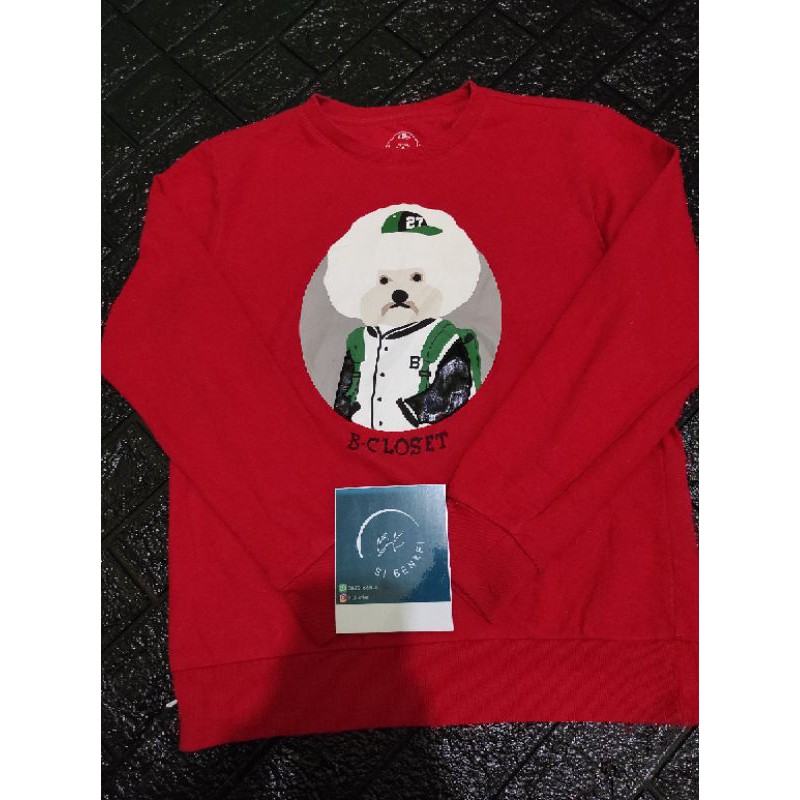 Crewneck Beyond Closet Second Red