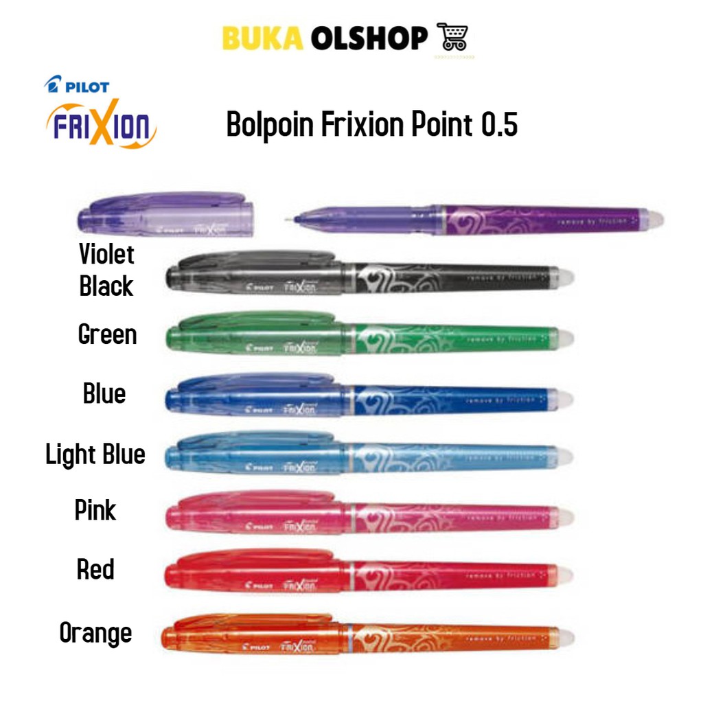 

Harga Satuan Bolpoin Pilot Frixion Point 0.5 Pulpen Hapus