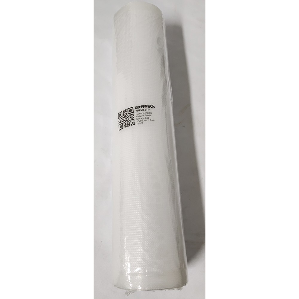 Kantong Plastik Vacuum Sealer Storage Bag 20x500cm 1 Roll - HK-07 - 7RHZ55TP Transparent