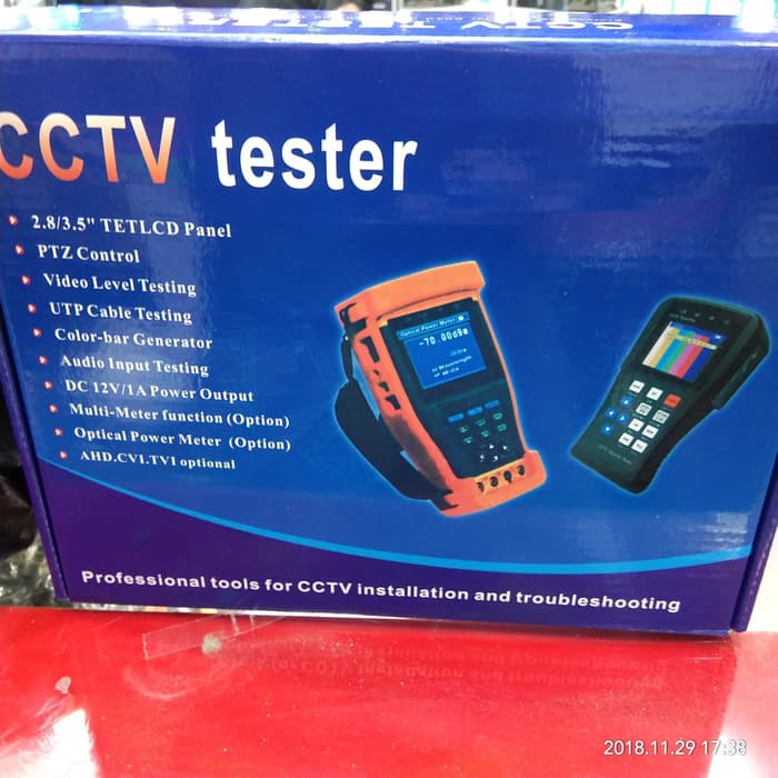 tester cctv tester LAN  multy guna 4 in 1 up to 5mp AHD-TVI-CVI