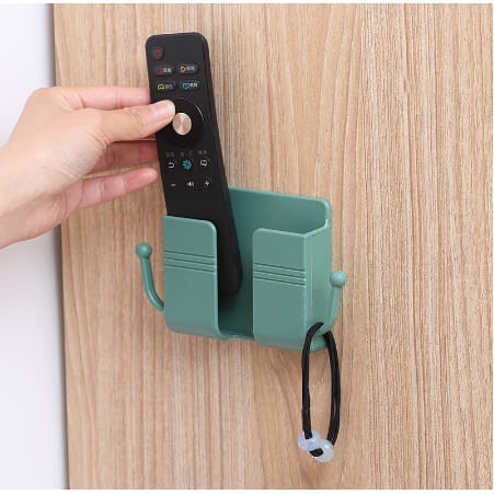 INFY - R580 TEMPELAN HOLDER HP DINDING / TEMPAT REMOTE COLOKAN HANDPHONE SERBAGUNA TEMPEL TEMBOK WALL PHONE