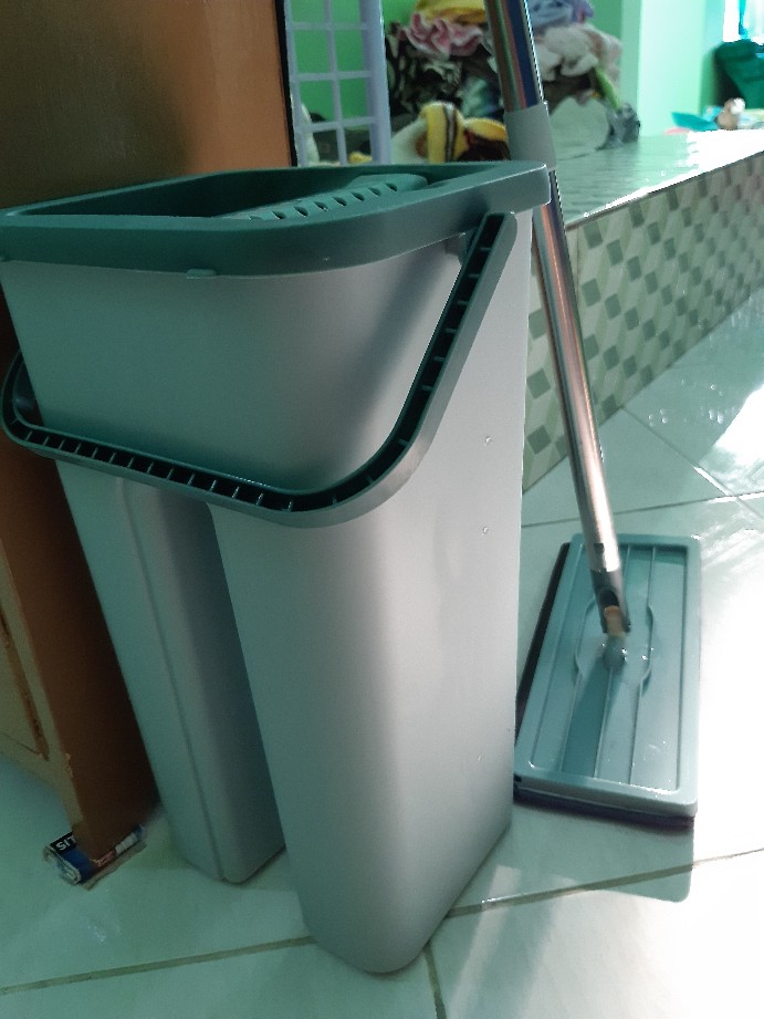 Alat Pel Praktis Ultra Mop Briny Brown Bentuk Persegi Panjang Untuk Perlengkapan Rumah Free 2 Kain