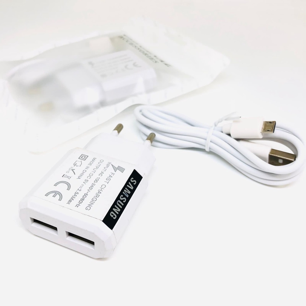 CHARGER CASAN BESI SAMSUNG DIAMOND 2 USB 2.1A CHARGER ULIR BRANDED