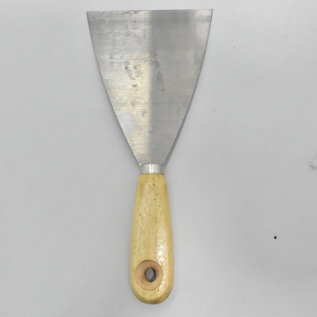 KAPE / SCRAPER / KAPI / PISAU DEMPUL PENGEROK CAT SCRAPPER / KAPE PLAT GAGANG KAYU / KAPI CAT GAGANG KAYU / KAPE GAGANG KAYU