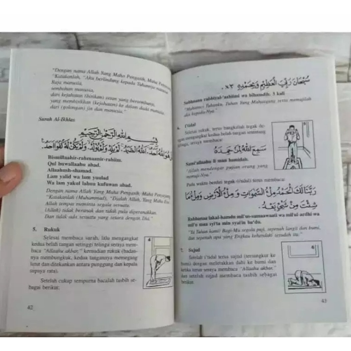 Buku Tuntunan Sholat Lengkap Untuk Paduan Sholat Wajib &amp; Sunnah