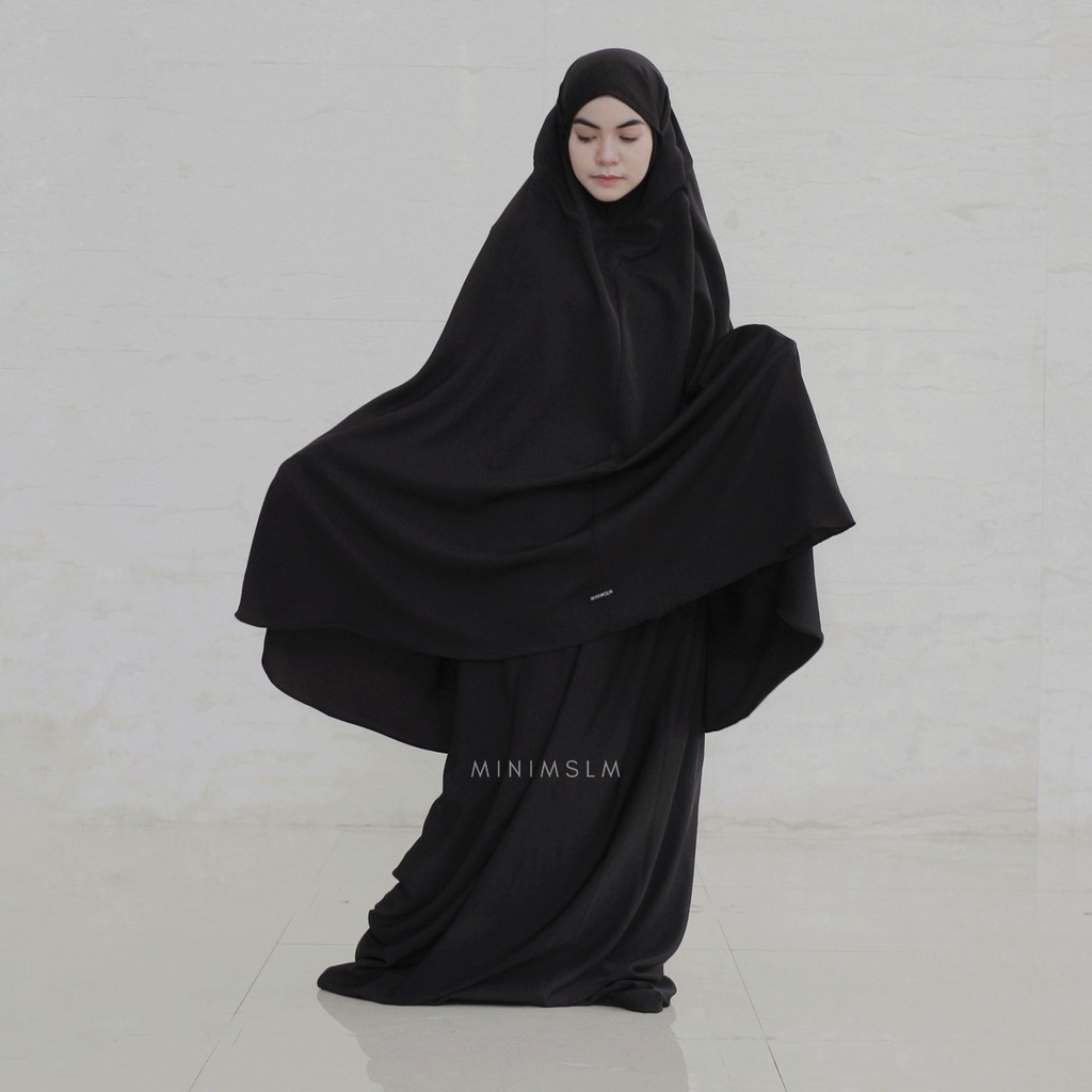 ( Defect Sale ) Prayer Robe Plain (Set Mukena) | MINIMSLM