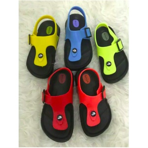 DX-213D-GN Sandal Karet Jepit Anak Tali Belakang Merek Dulux Size 24-29