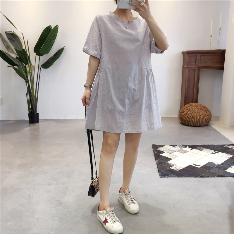 IDR-20 simple casual dress wanita import korea jepang