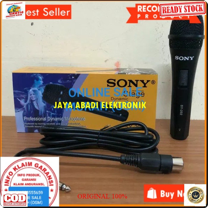 G72 Sony Mic mik kabel Microphone cable karaoke vocal vokal audio sound system pengeras suara pro profesional mikrophone dynamic G72  Bisa ke segala jenis sound audio  Bahan dari PVC  1 mic 3- 4 meter kabel mic Suara bagus jernih dan empuk Sangat cocok un