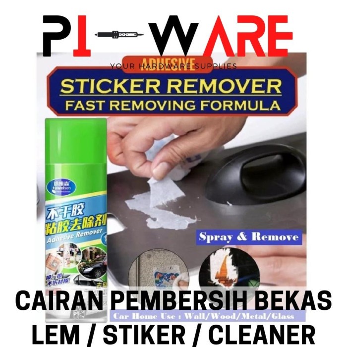 Cairan Spray Penghilang Lem Stiker Sticker Adhesive Remover Car 450ml