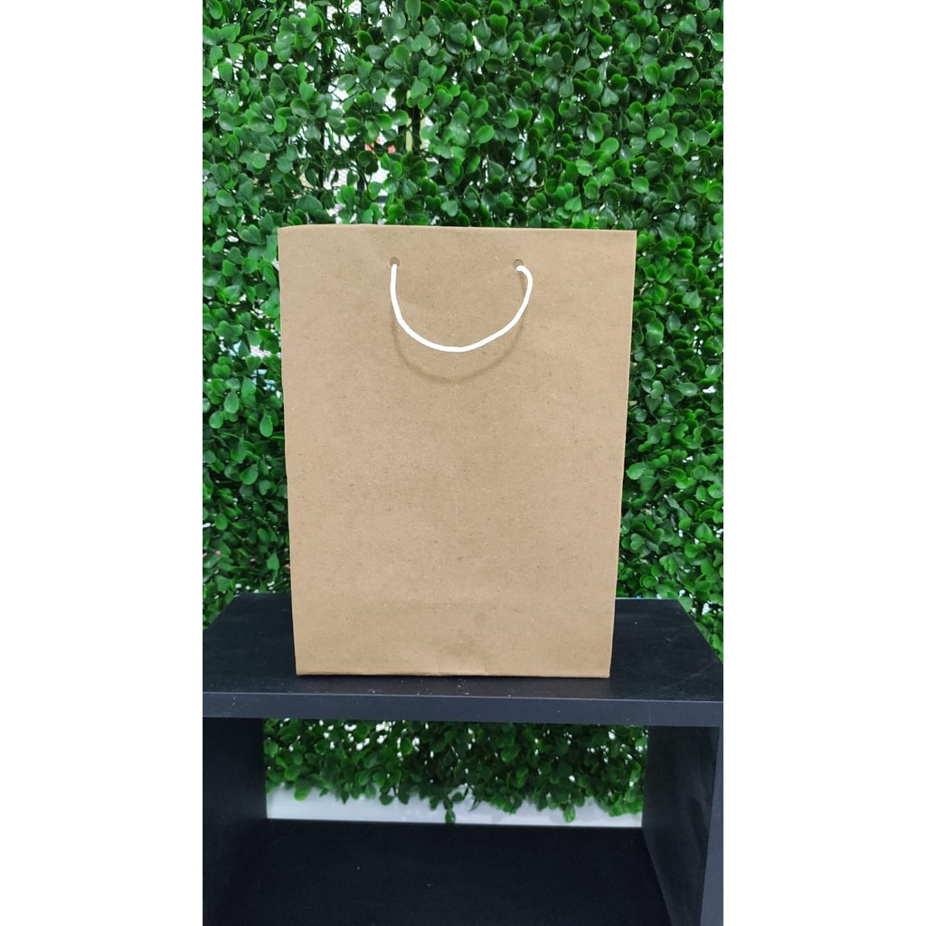

Paper Bag Coklat Polos Mini - 15 x7 x 20