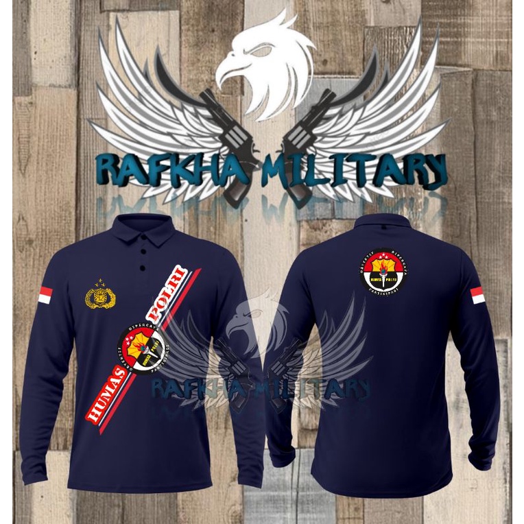kaos polo humas polri, kaos wangky humas polri, kaos berkerah humas polri