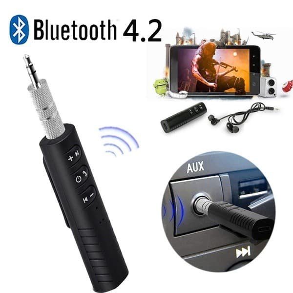 M-tech Bluetooth Audio Receiver Jack Audio 3.5 with Handsfree Speaker